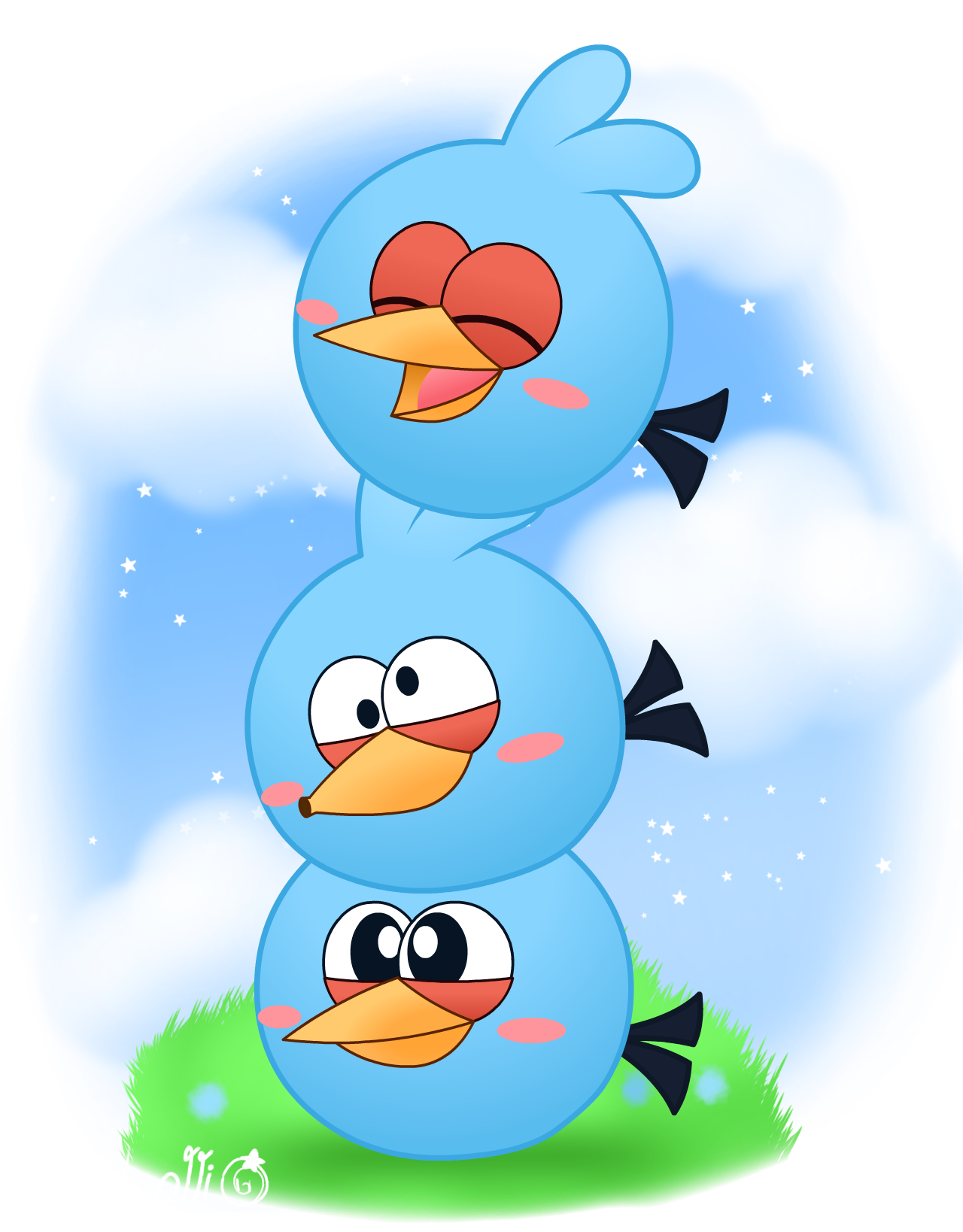 Angry Birds) The Blues by Invinciblelollipop on DeviantArt Angry Birds) The Blues by Invinciblelollipop on DeviantArt