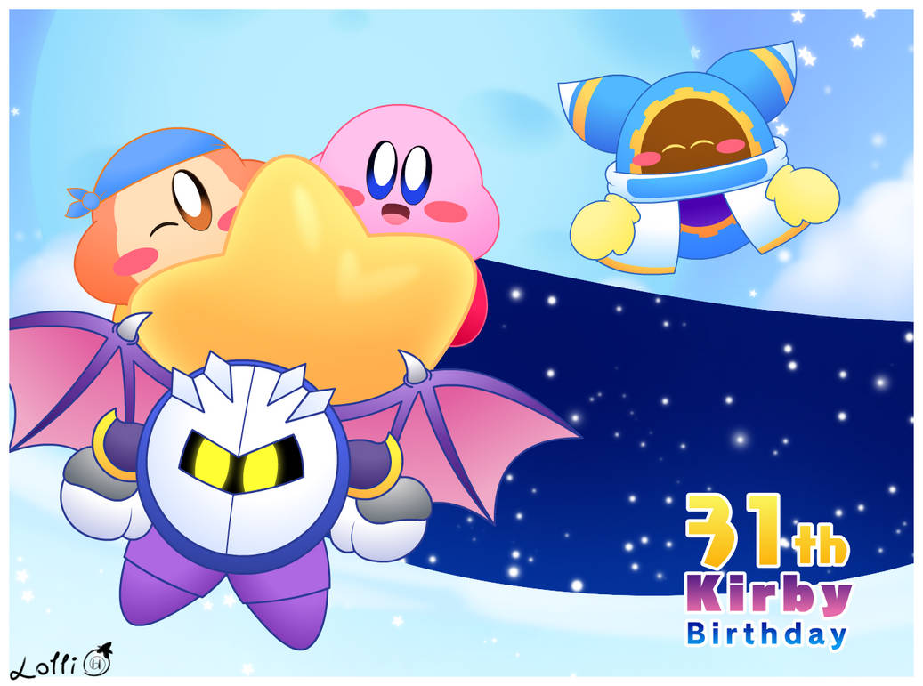 Kirby 31th Birthday by Invinciblelollipop on DeviantArt