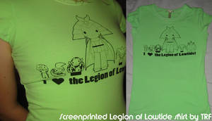 Screenprinted Legion shirt