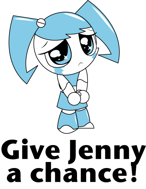 'Give Jenny a chance' design