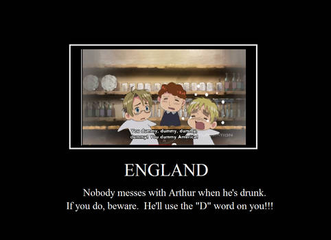 Hetalia Motivational Poster-England