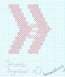 Smosh symbol cross stitch