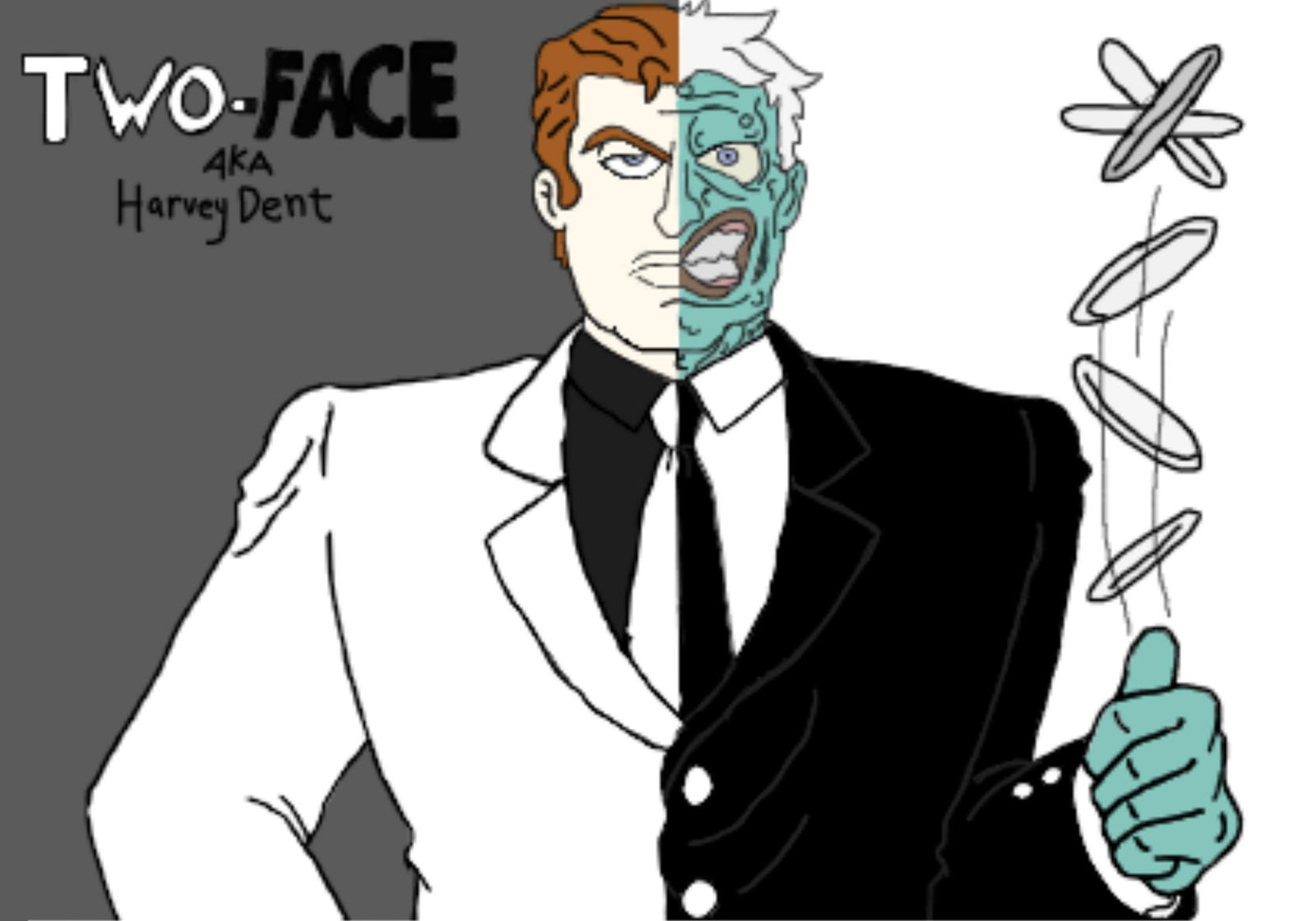 Two-Face(manofcomic) by D-Field22 on DeviantArt