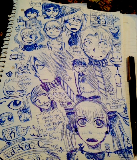 Yeah school sketches!