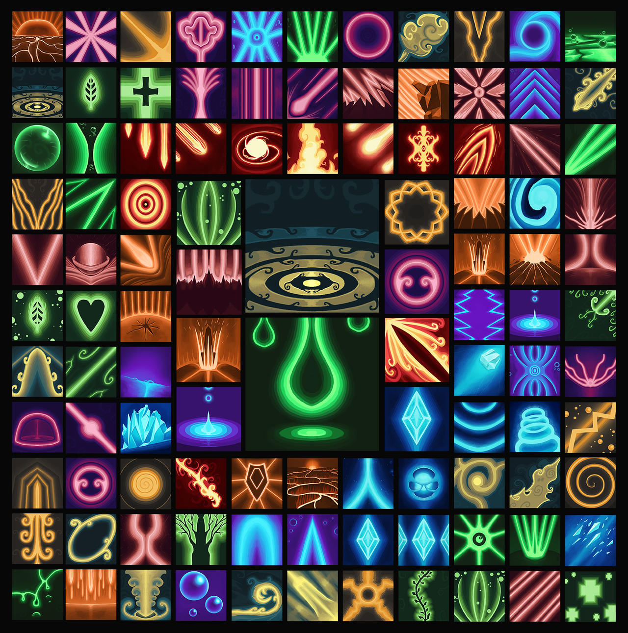 Magic Badges, 2D Icons