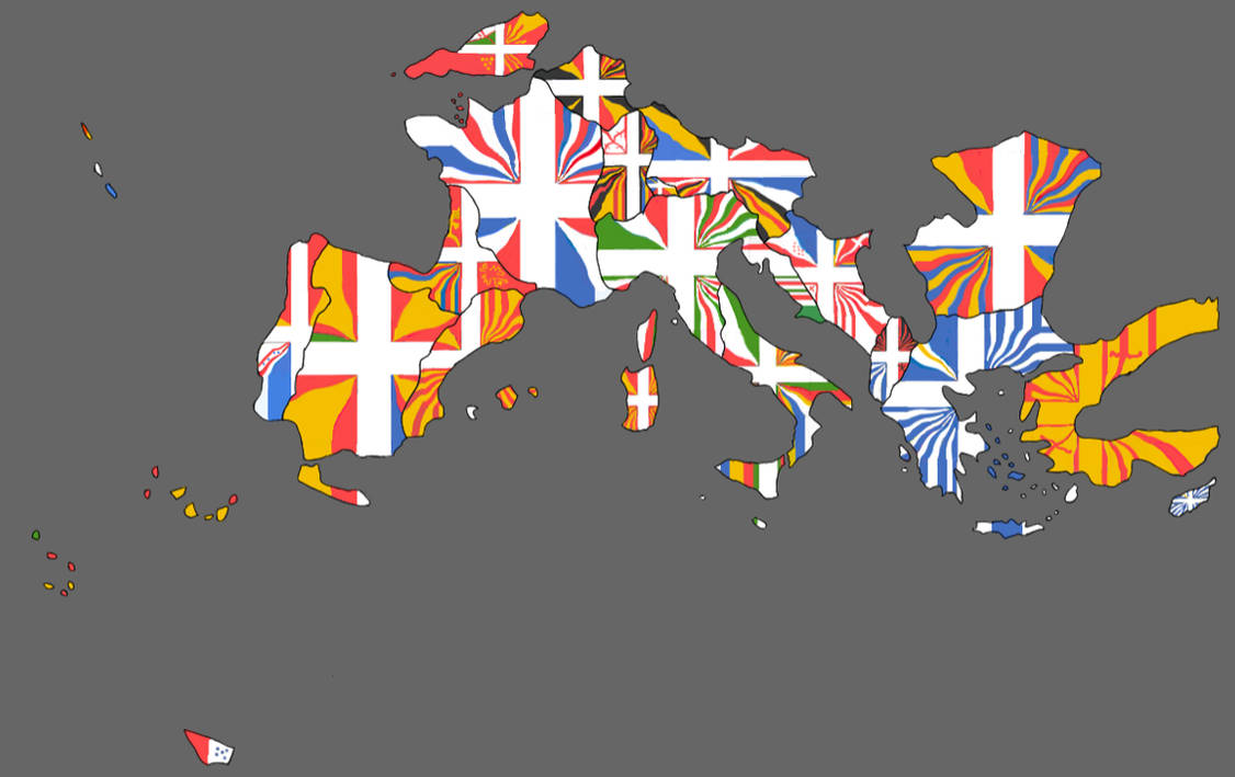 Flagmap of subdivisions of modern rome by CB02dumpster on DeviantArt