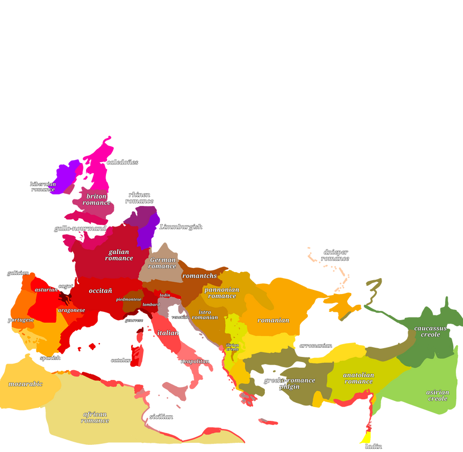 Alternate romance languages un europe. by CB02dumpster on DeviantArt