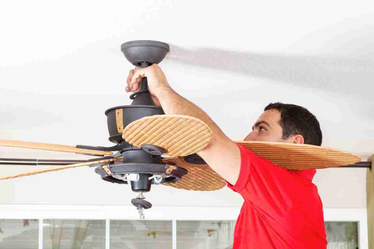 Ceiling fan installation