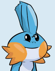 Mudkip I drew for an avatar in 20 minutes