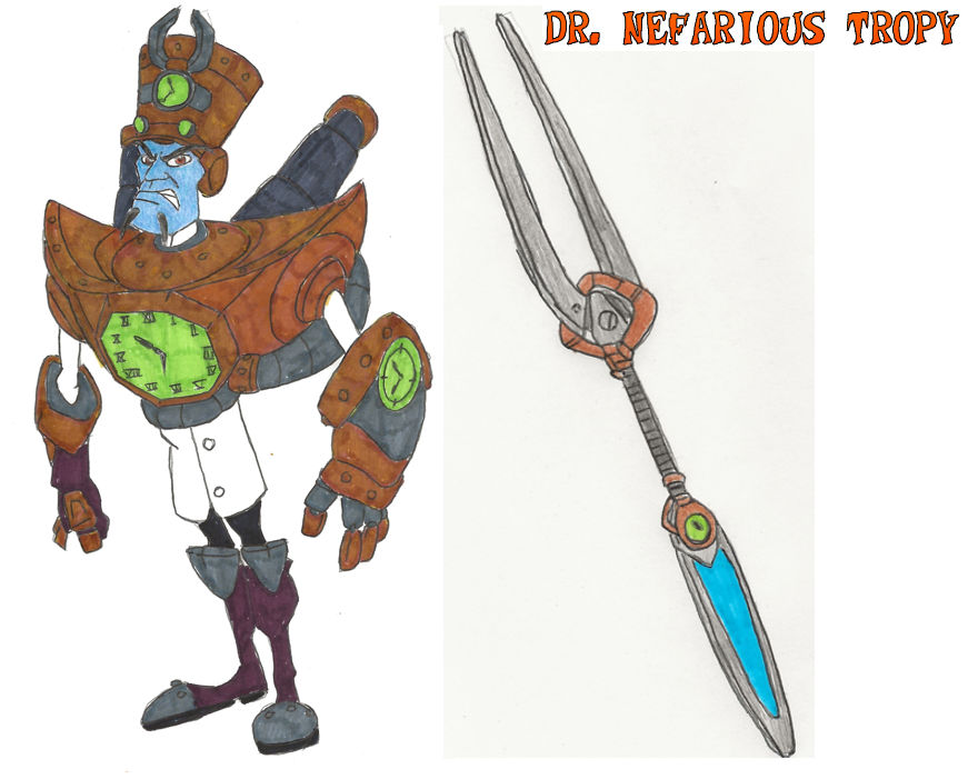 Dr. Nefarious Tropy by RandomoTheRandom2 on DeviantArt