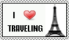 love traveling 2 stamp by Flora-Flowers