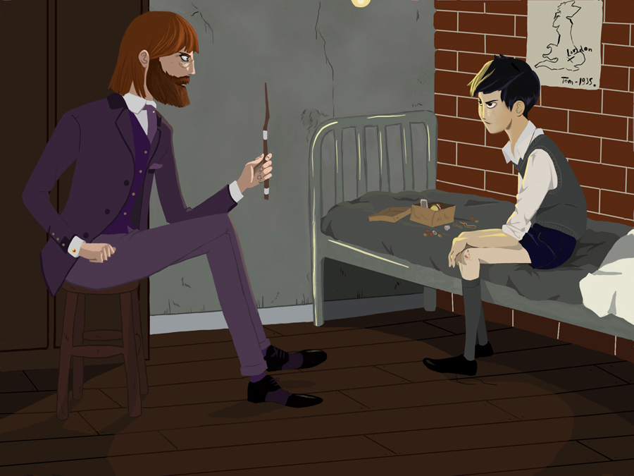 Dumbledore meets Tom Riddle