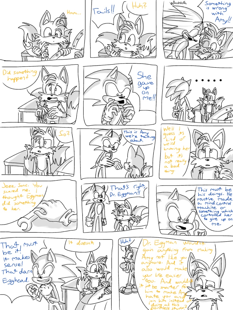 Feelings Sonamy Comic Page 3 by Deaream on DeviantArt