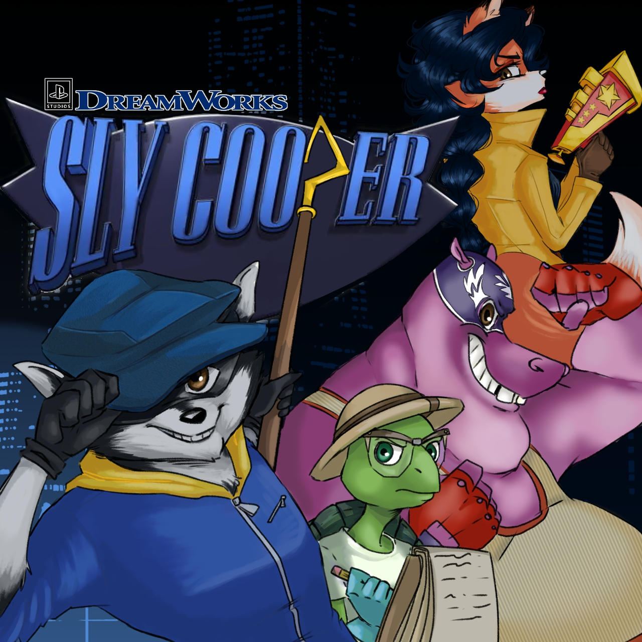 Sly Cooper Movie Poster By Whydishard On DeviantArt sly-cooper-movie-poster-by-whydishard-on-deviantart