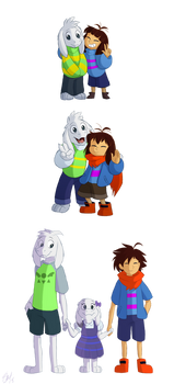 Undertale - Dreemurr Sibling squad