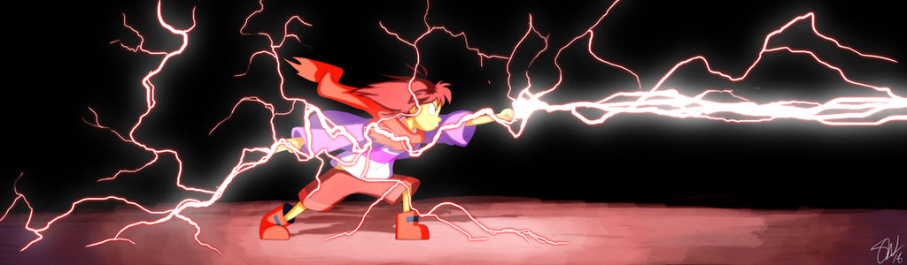 Magic System Undertale Undertale - Lightning magic by TC-96 on DeviantArt