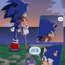 Sonic's missing leg