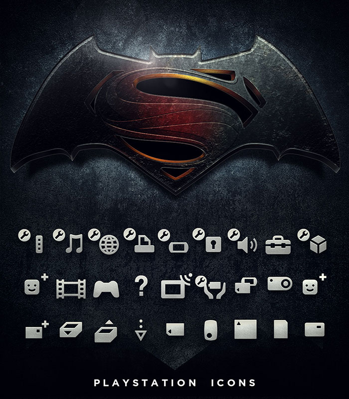 Batman v Superman Icons