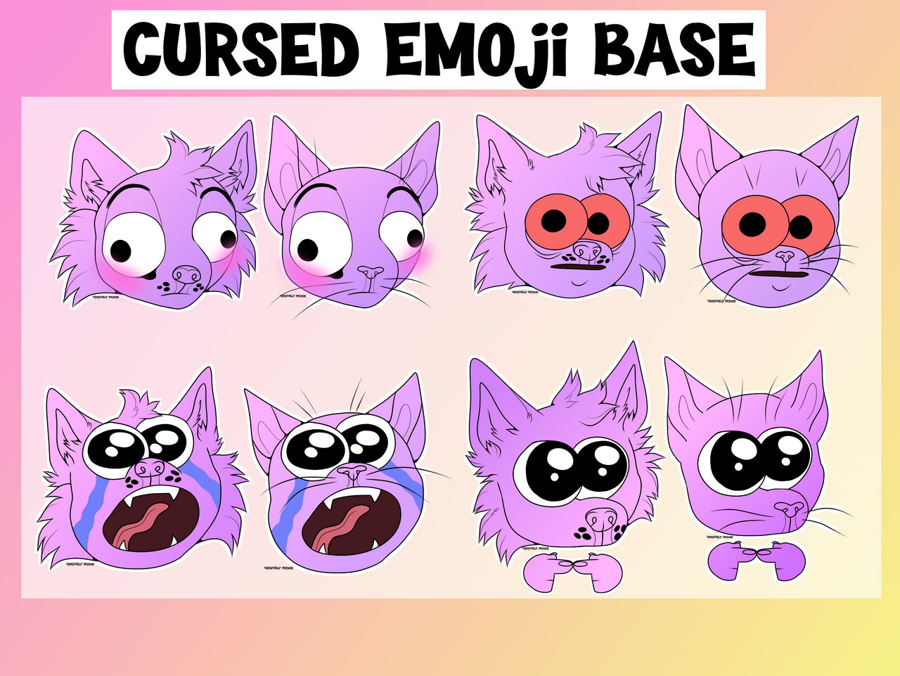 cursed emoji base pack by werewolfprince1 on DeviantArt