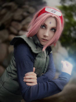 Sakura Haruno Jounin Cosplay