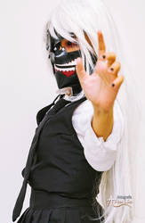 Cosplay Kaneki Ken Female (Tokyo Ghoul)