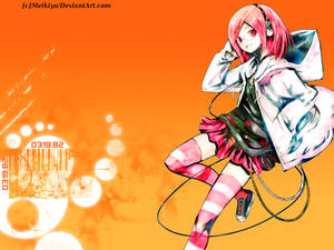 Anime Music girl Wallpaper