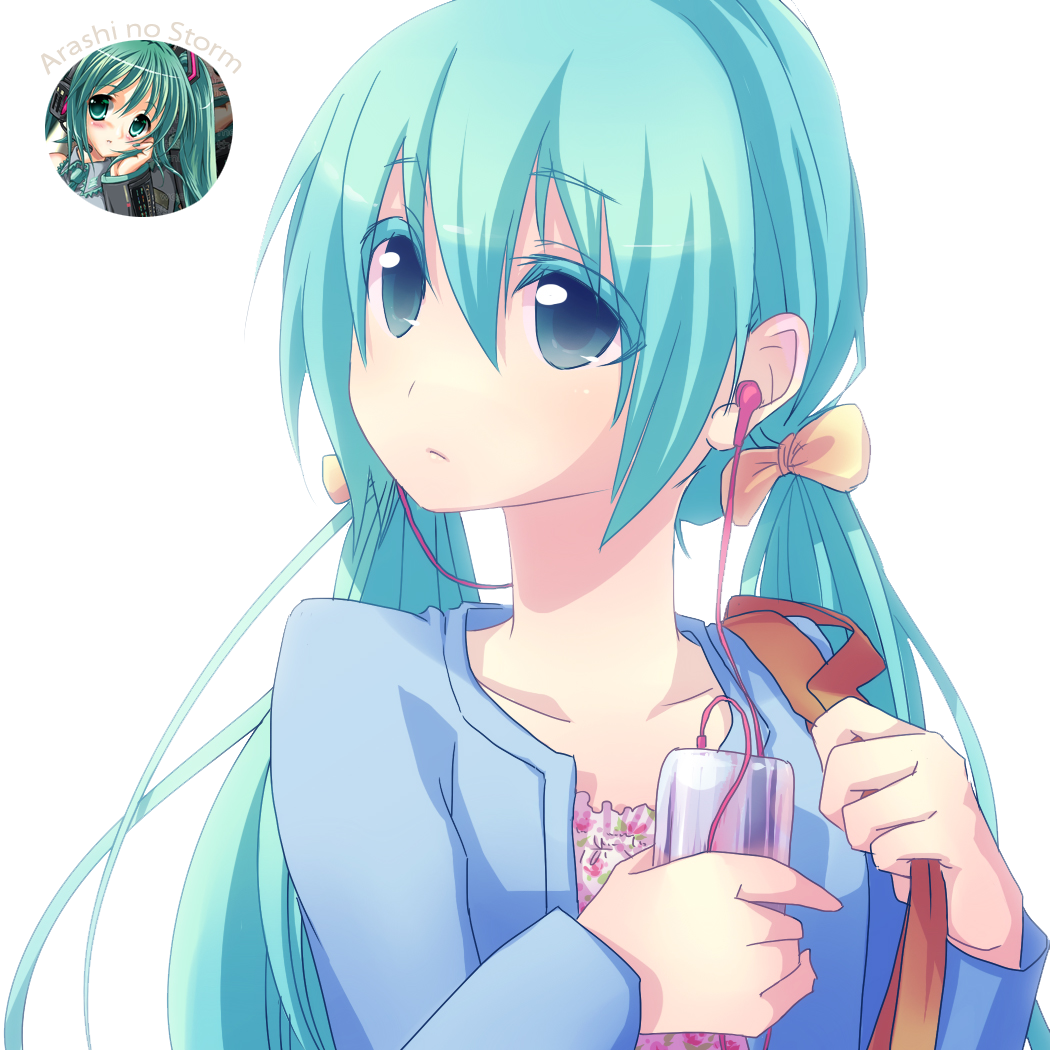 Casual Miku Hatsune Render By Meikiyu On Deviantart