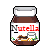 Nutella Jar Pixel Art