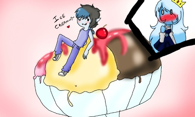 Ice and vampire : ice cream