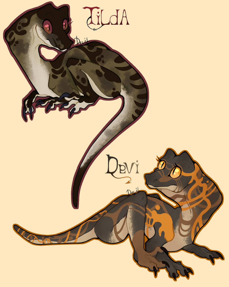 Cute chibi utahraptor's by DeepSeaDevi on DeviantArt