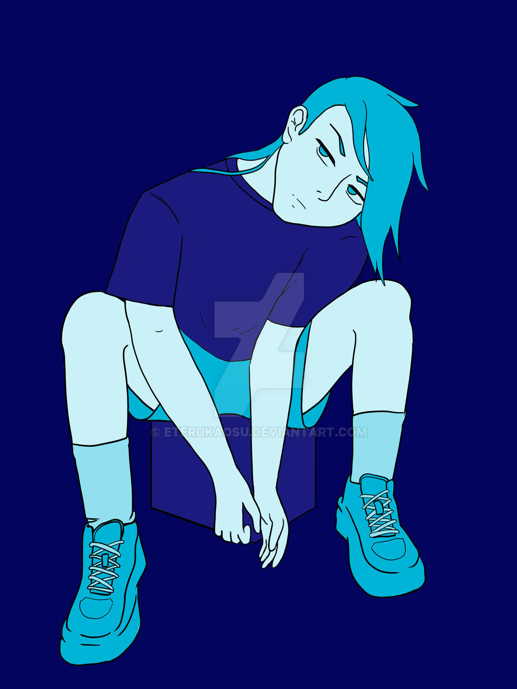 Blue Flash Oc Blue OC by eterukaosu on DeviantArt