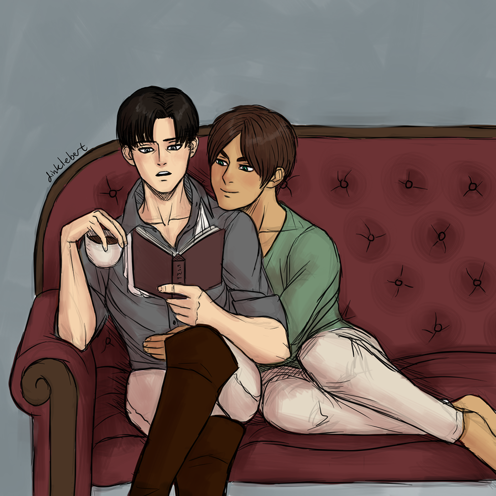 Ereri cuddles