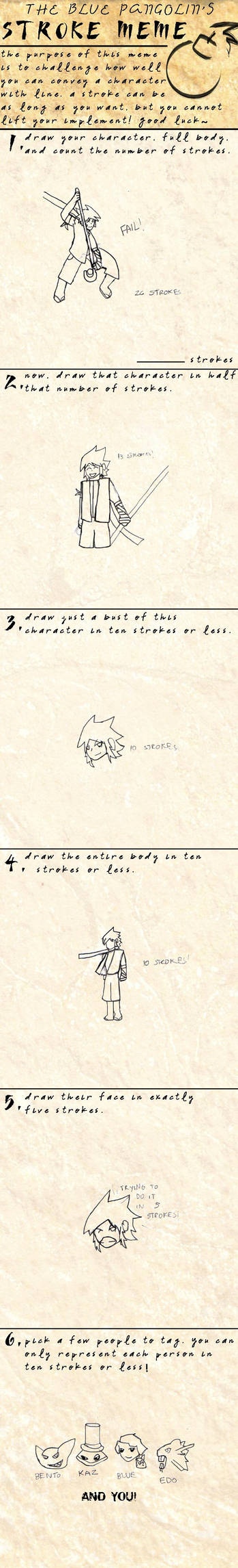 Stroke meme done