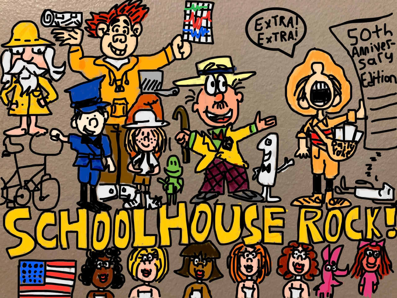 School Rocks Meme Schoolhouse Rock: 50th Anniversary Edition Part 3 by HenryGerecke411 on ...