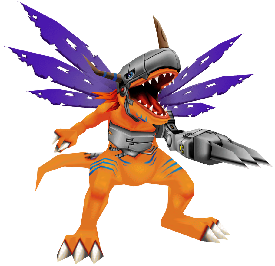 MMD Digimon Adventure Metal Greymon by renzosenpai on DeviantArt