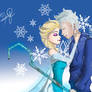 Elsa and Jack Frost