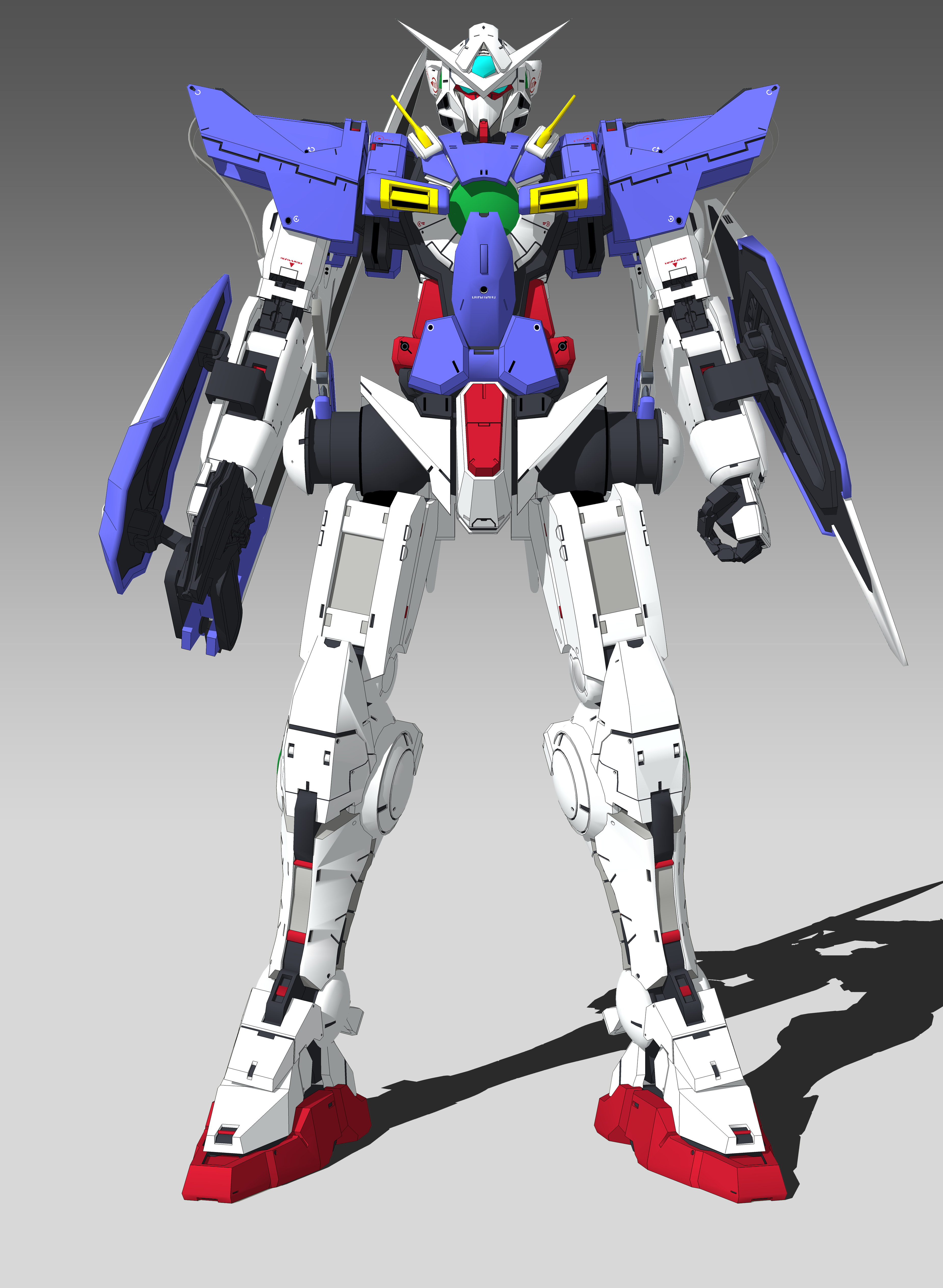 GN-001 Gundam Exia Finish Colloring