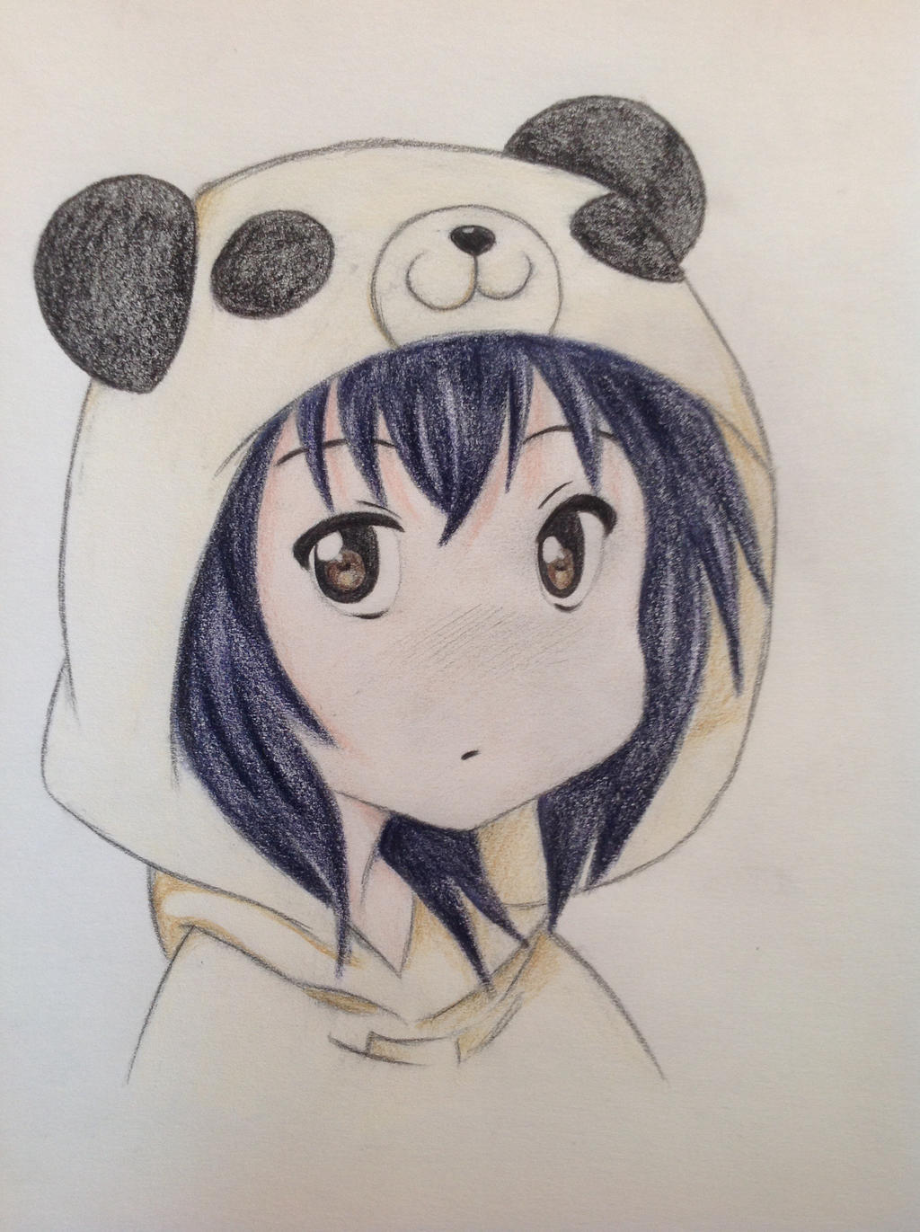 Manga panda girl