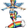 MLP: Humanized Rainbow Dash Pixelart