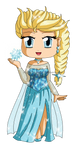 Frozen: Chibi Snow Queen Elsa 2 by izka-197