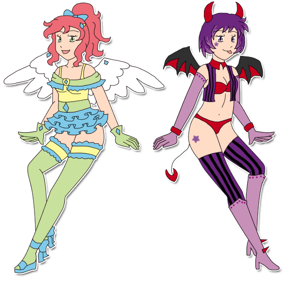 Fantasy Adoptables Angel and Devil [closed]