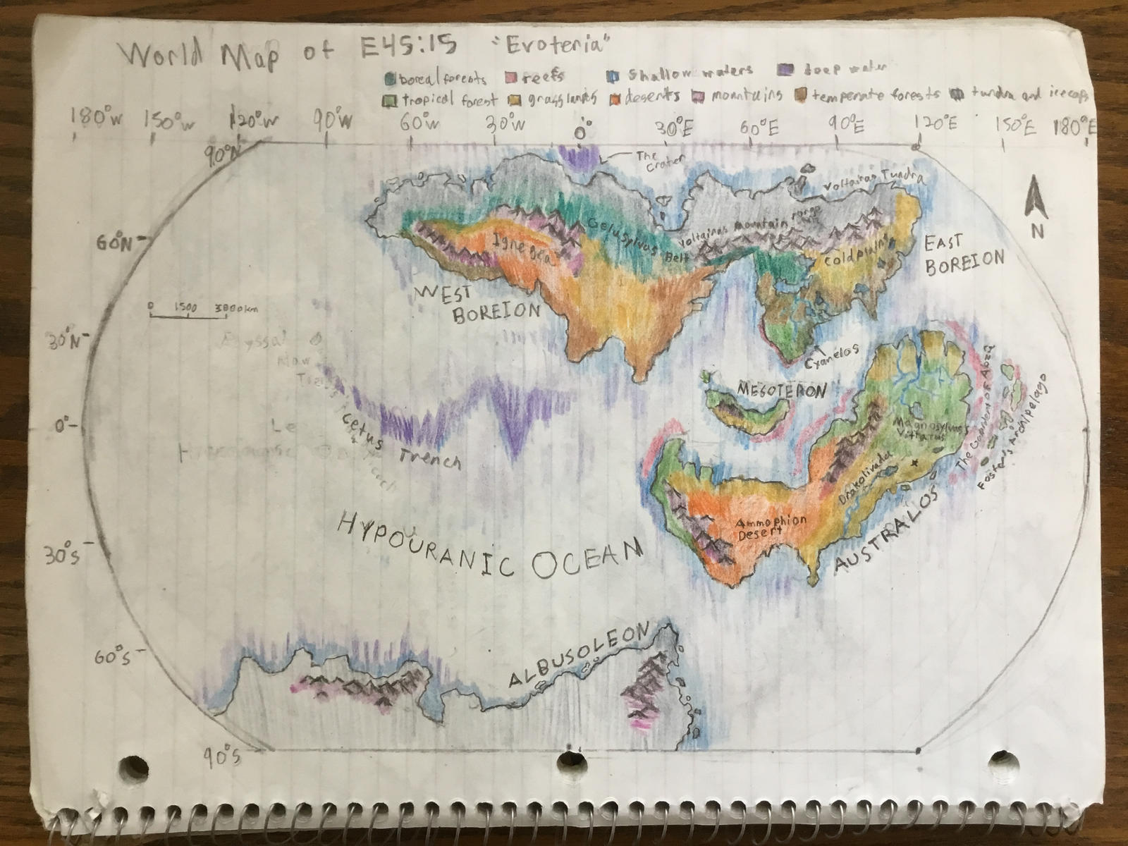World Map of E45:14 (Evoteria) by TheDinoDrawer66 on DeviantArt
