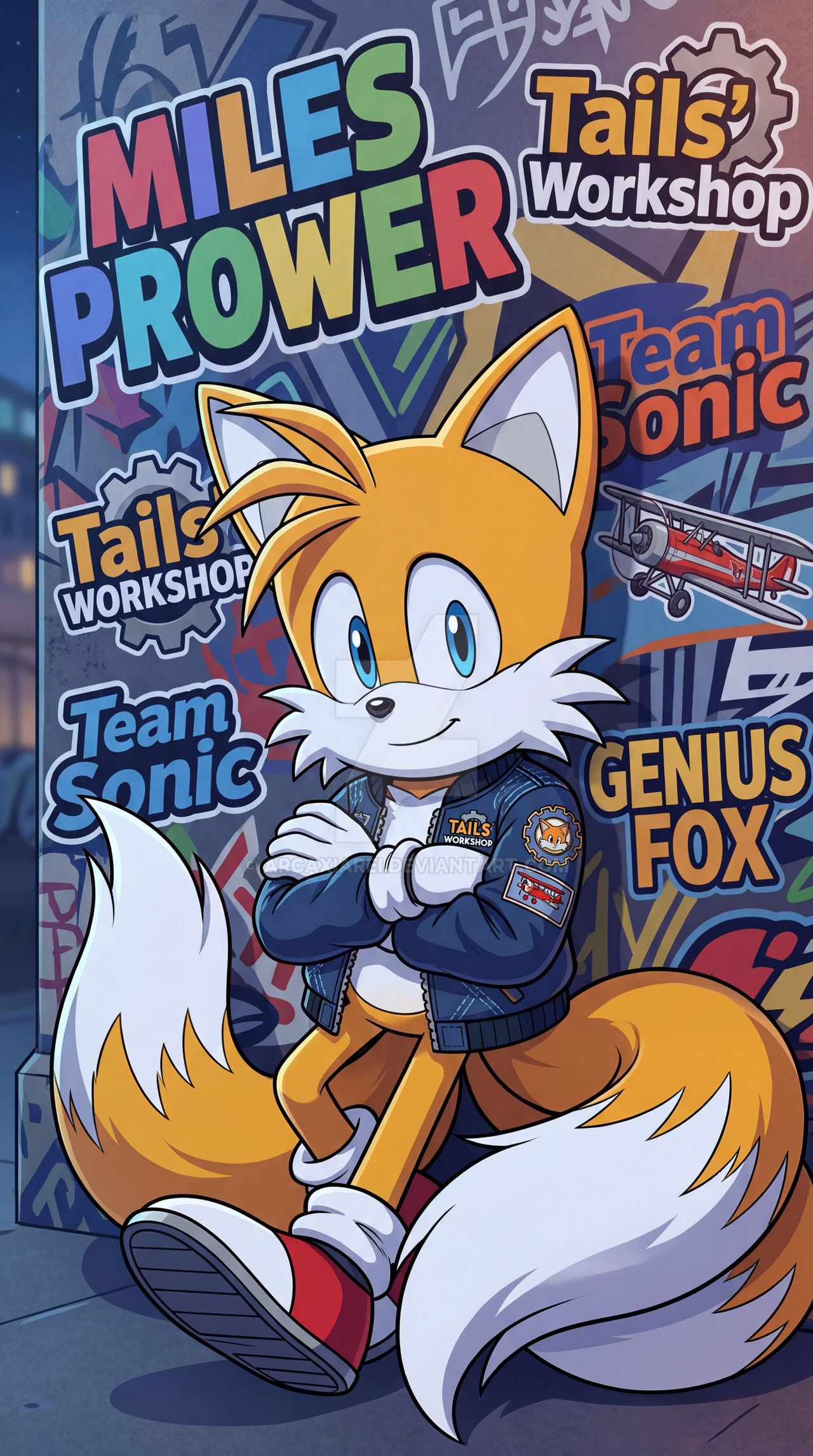 Miles Tails Prower by arcaxiarei on DeviantArt