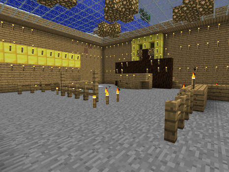 Phoenix Wright Courtroom in Minecraft