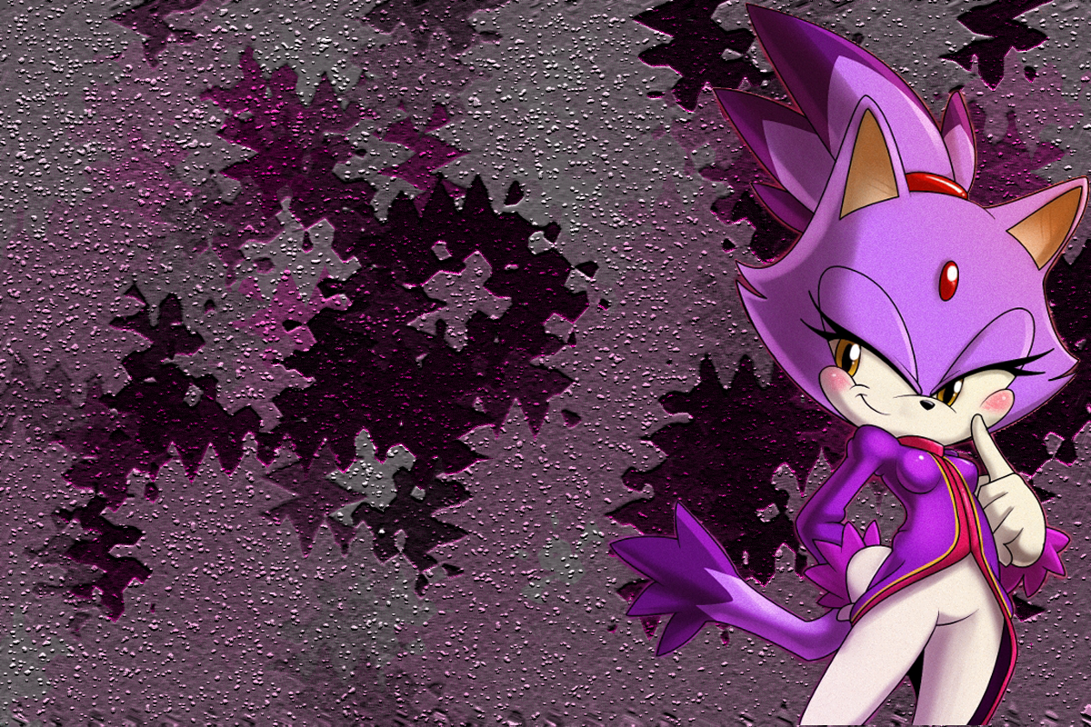 Blaze the cat +winter+PC ver.