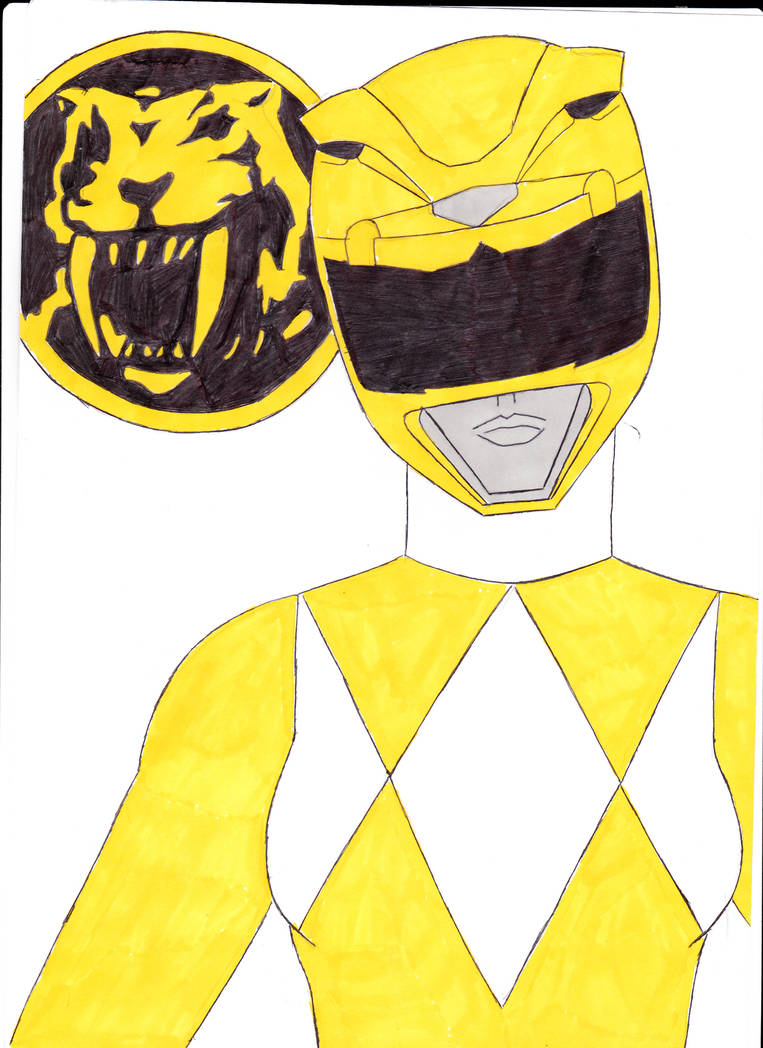 Enojado subterraneo justa Mighty Morphin' Power Rangers 04 Yellow Ver. 1 by SeptimusParker on  DeviantArt