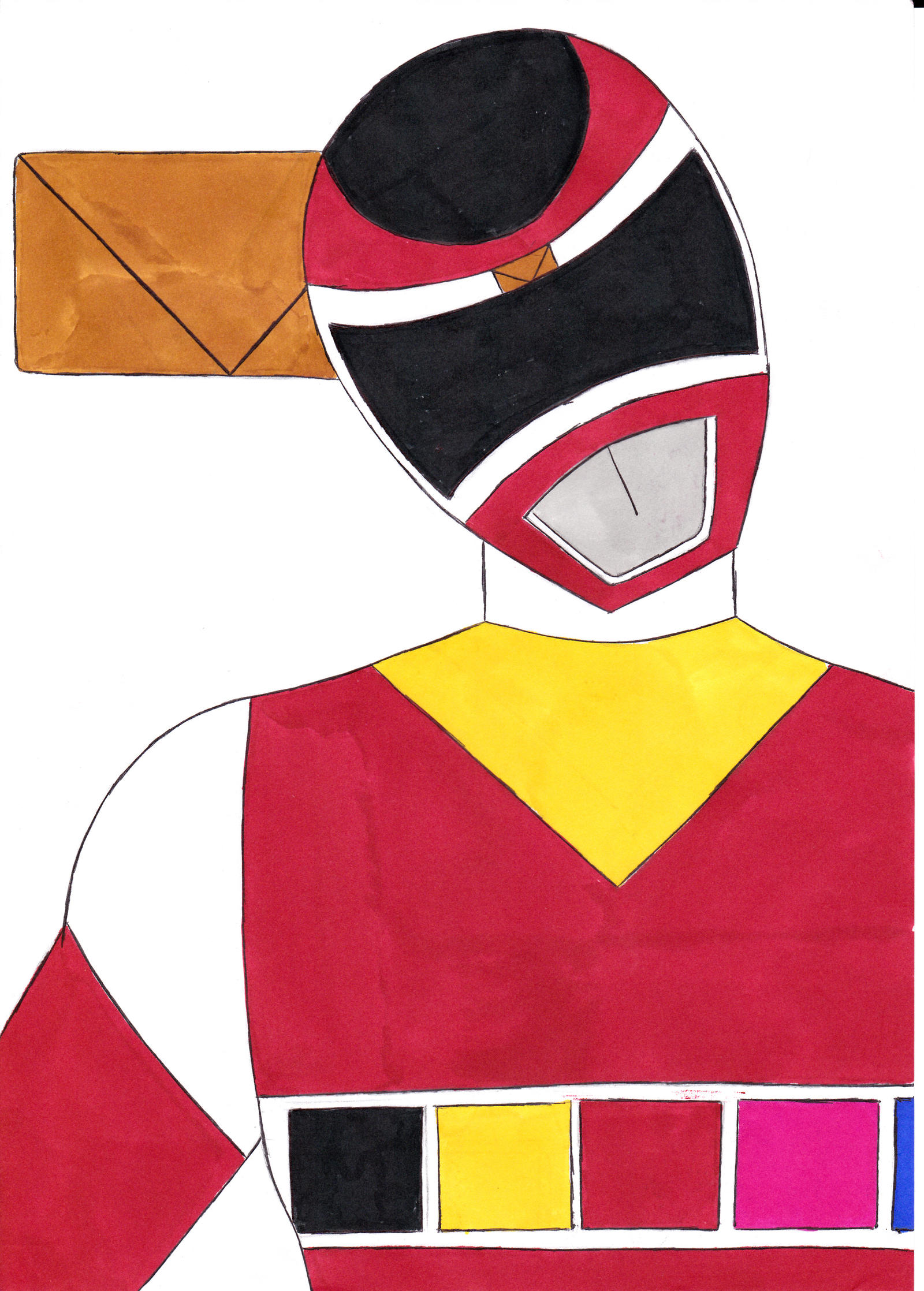 Power Rangers In Space Red Ranger Ver. 1 by SeptimusParker on DeviantArt
