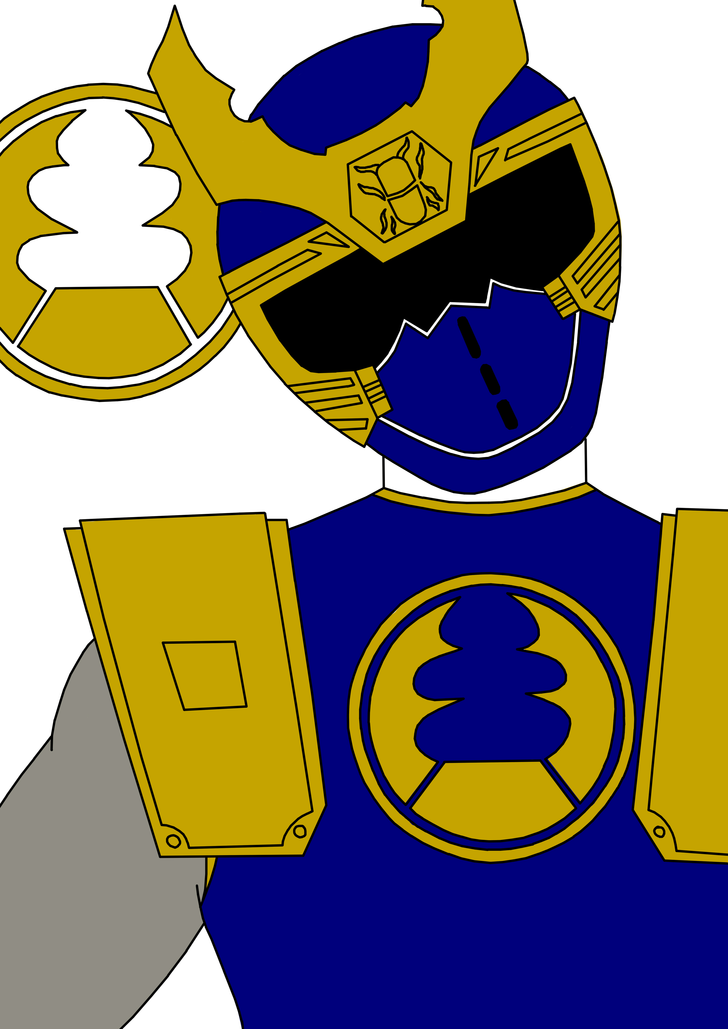 Navy Ranger Power Rangers Ninja Storm Navy Thunder Ranger