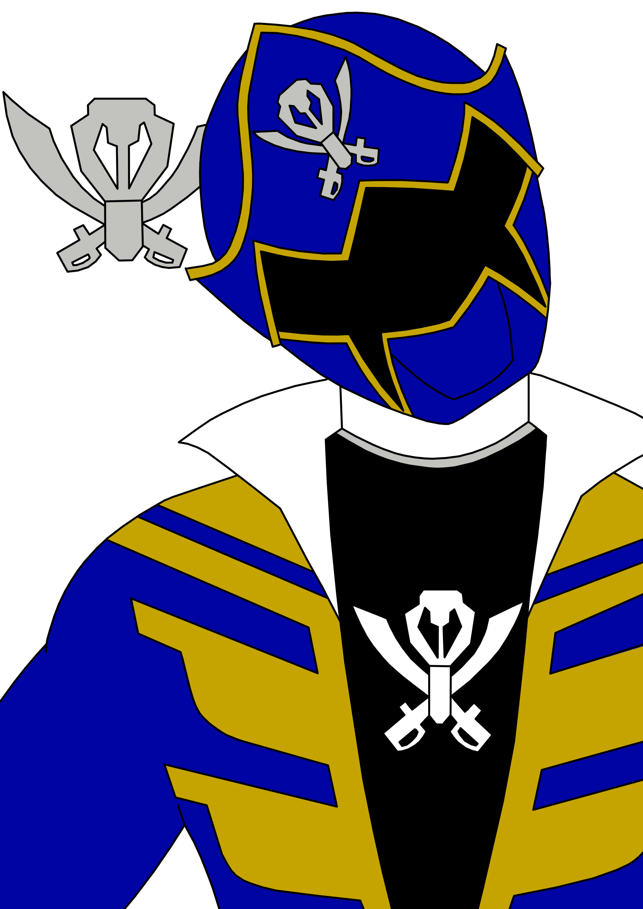 Blue Super Megaforce Ranger by SeptimusParker on DeviantArt