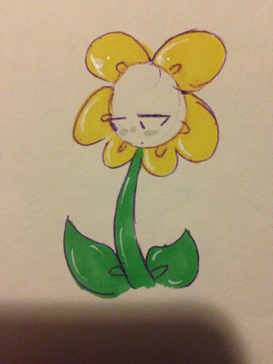Flowey Strangle Flowey stare by UmbreTheFluff on DeviantArt